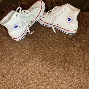 All White Converse